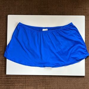 24th & Ocean Solid Skirted Hipster Bottom Blue Women’s Size US Size 18W